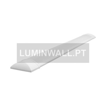 Luminária LED Flat 60cm 18W 4000K Alta Luminosidade